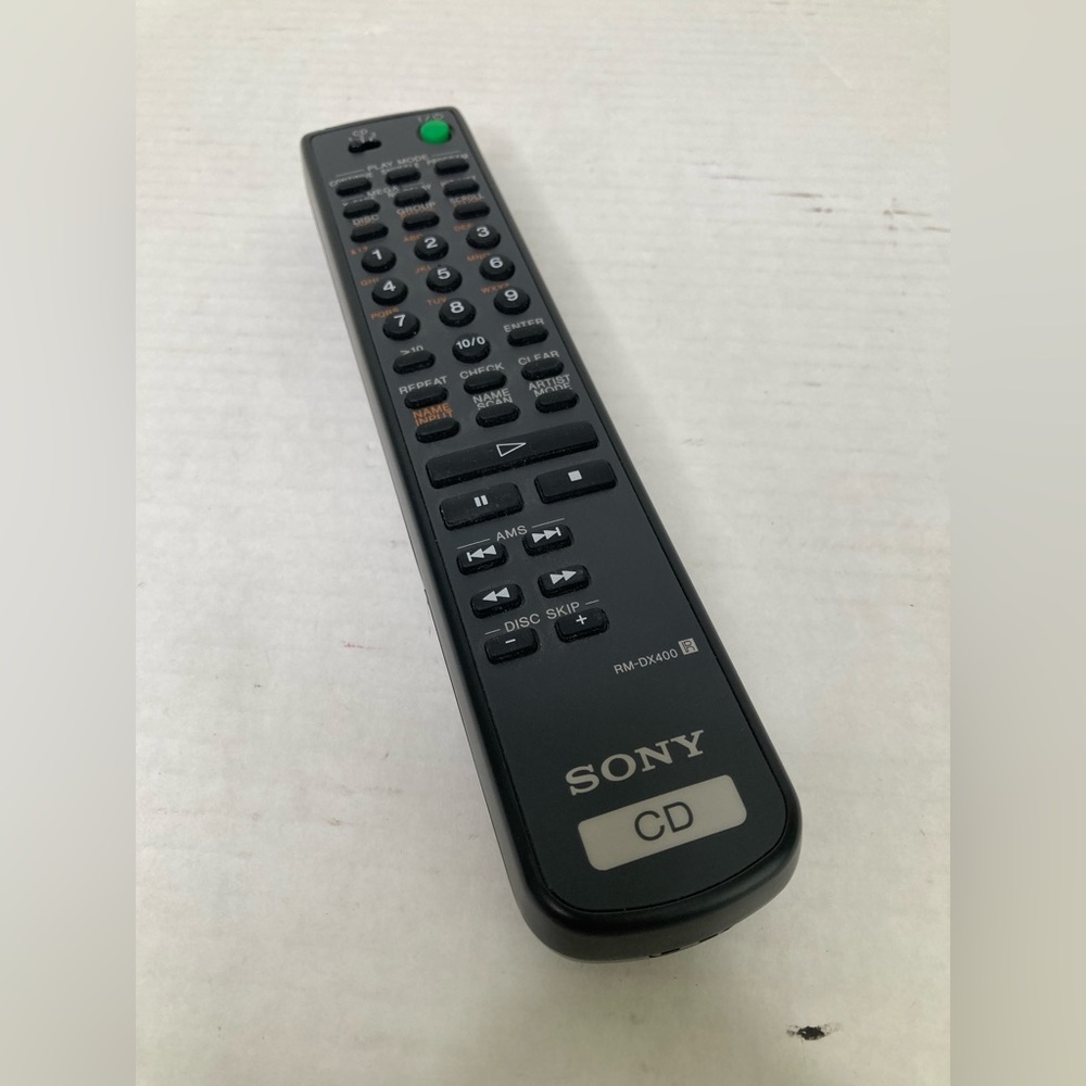 Original Sony CD Audio Remote Control RM-DX400 OEM Tested & WORKS